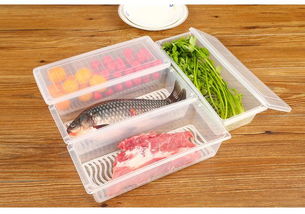 創(chuàng)意家居收納好物推薦 jc2188特價(jià)可瀝水保鮮盒